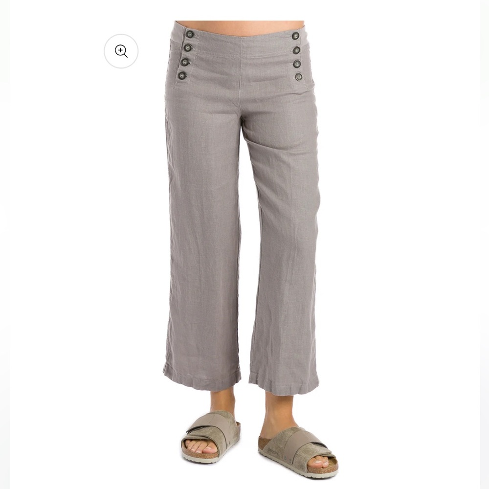 Hard Tail Linen Sailor Crop Pants